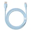 Kabel Baseus Pudding 100W USB-A - USB-C 2m - niebieski